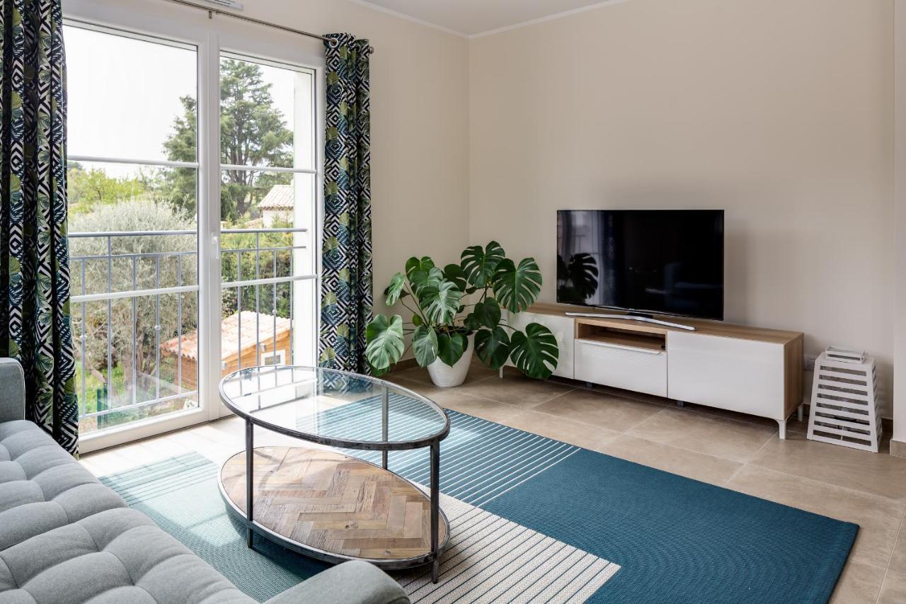 Luxurious And Spacious Apartment In The Heart Of The Cote D'Azur Roquefort Les Pins Eksteriør billede