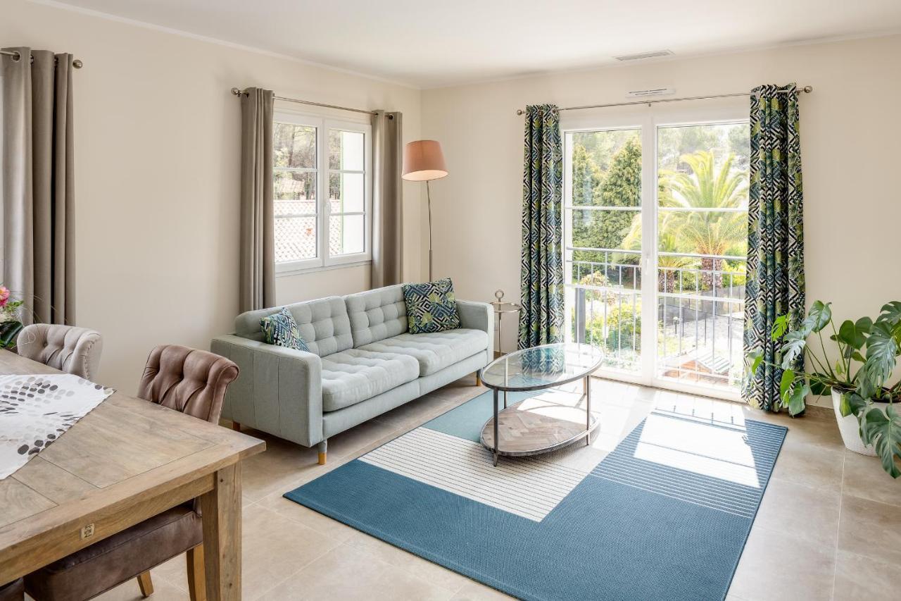 Luxurious And Spacious Apartment In The Heart Of The Cote D'Azur Roquefort Les Pins Eksteriør billede